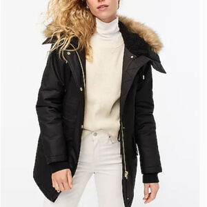 New J Crew Perfect Winter Parka Eco-friendly PrimaLoft Plus Size Coat